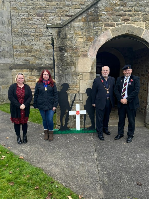 REMEMBRANCE DAY SERVICE AT ST JOHN'S CHURCH, HIPSWELL