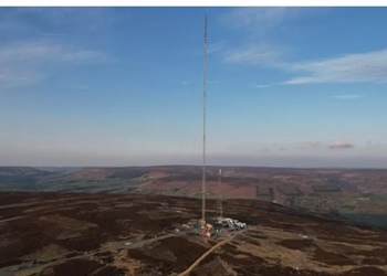 Bilsdale transmitter to be ready by end of spring, arqiva says...