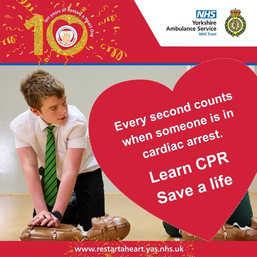 MAKE A DIFFERENCE WITH RESTART A HEART DAY